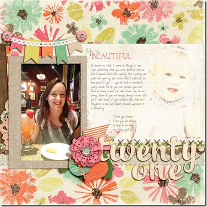 Traci Reed/Zoe Pearn Life is Beautiful<br /> Trace Reed Alphablondies<br /> Simple Scrapper Premium Template<br /> Font: Pea Bhea
